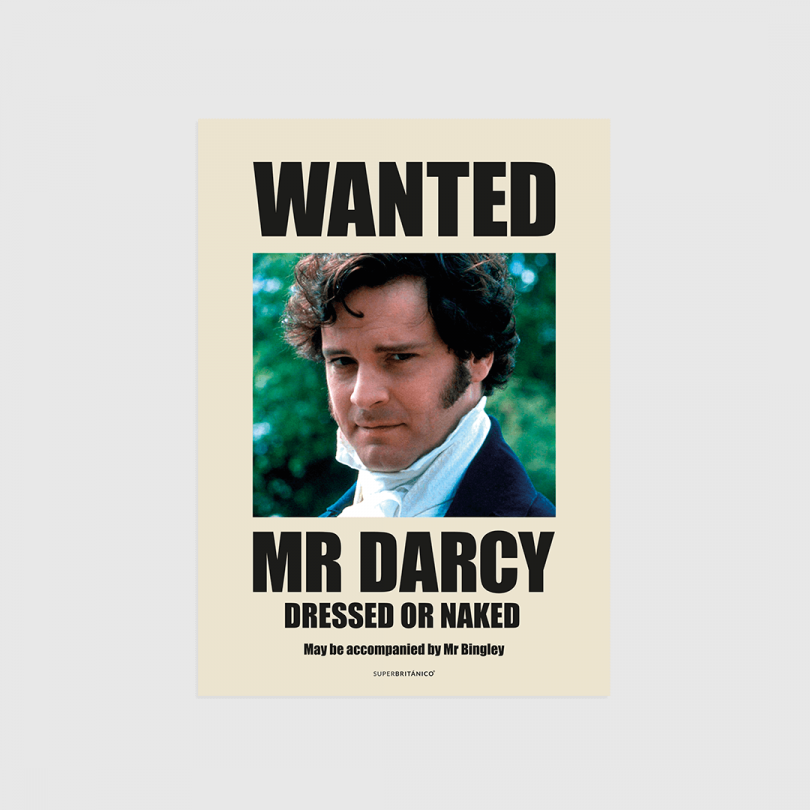 Lámina · Wanted Mr Darcy