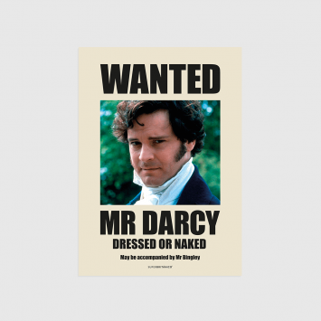 Pegatina · Wanted Mr Darcy