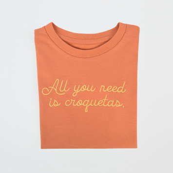 Camiseta · All you need is croquetas