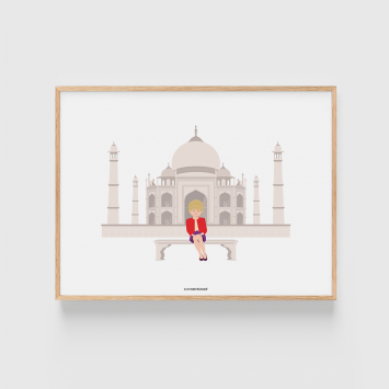 Lámina · Taj Mahal