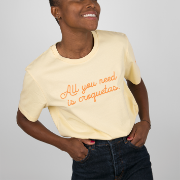 Camiseta · All you need is croquetas