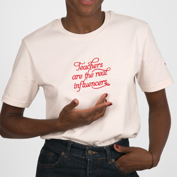 Camiseta · Teachers are the real influencers