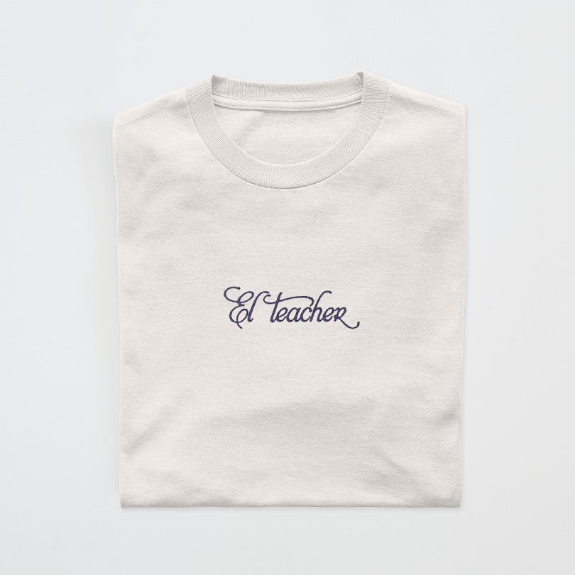 Camiseta · El teacher