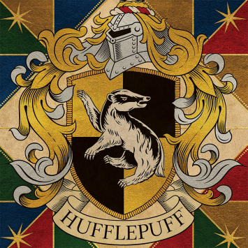 Póster · Hufflepuff House Crest