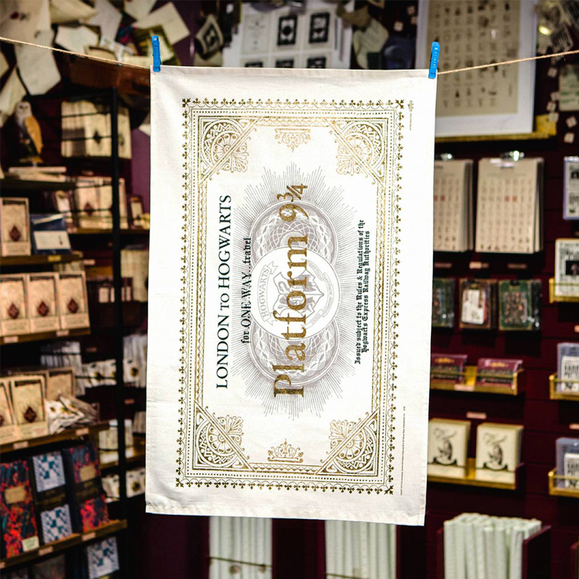 Tea Towel · Hogwarts Express Ticket