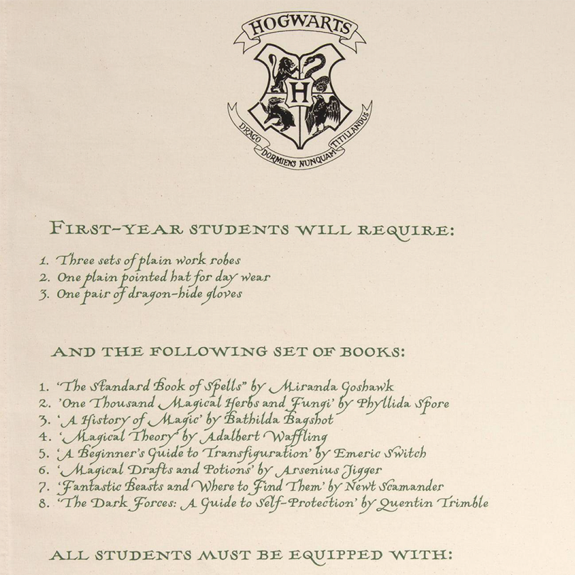 Tea Towel Set · Harry Potter's Hogwarts Acceptance Letter