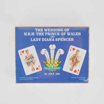 Set baraja de cartas · Charles & Diana Royal Wedding (1981)
