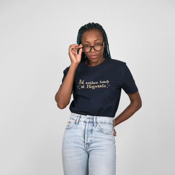 Camiseta · I'd rather teach at Hogwarts