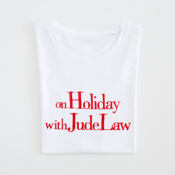 Camiseta · On Holiday with Jude Law