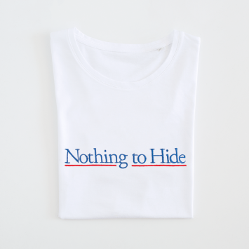 Camiseta · Nothing to Hide