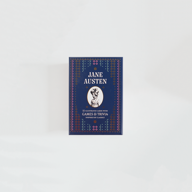 Jane Austen · A literary card game: 52 illustrated cards with games and trivia (Pyramid)