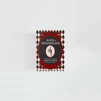A literary card game · Alice in Wonderland (Pyramid)