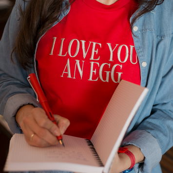 Camiseta · I love you an egg