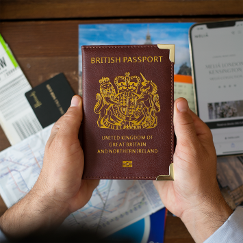 Funda de pasaporte · British Passport