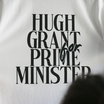 Camiseta · Hugh Grant for Prime Minister