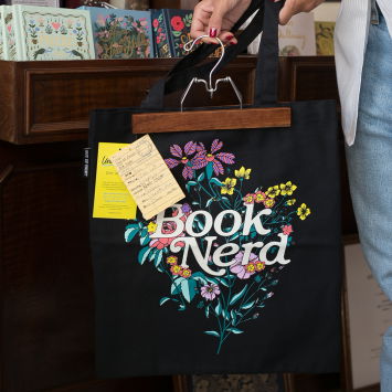 Bolsa · Floral Book Nerd (Out of Print)