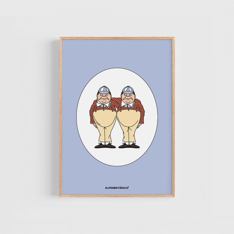Lámina · Tweedledum & Tweedledee