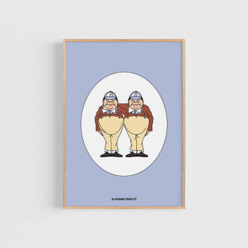Lámina · Tweedledum & Tweedledee
